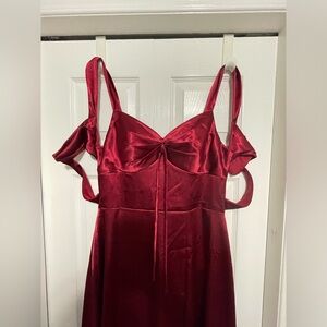 Burgundy Prom Dress from JJ’s House